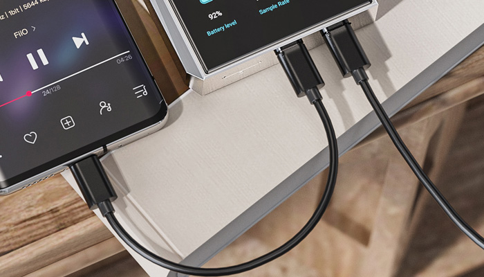 Dual USB-C Ports for Ultra-fast Charging and Super Amplification