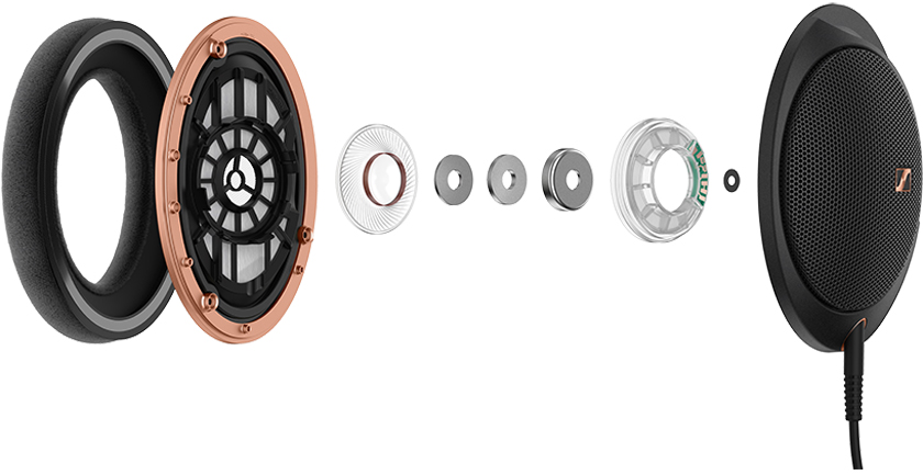 The optimized 120-ohm driver, manufactured at Sennheiser's own factory in Ireland, delivers clean mids and highs.