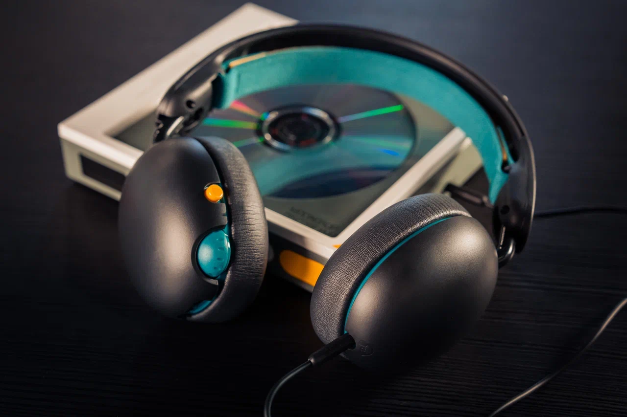 Kids' Headphones on a Player