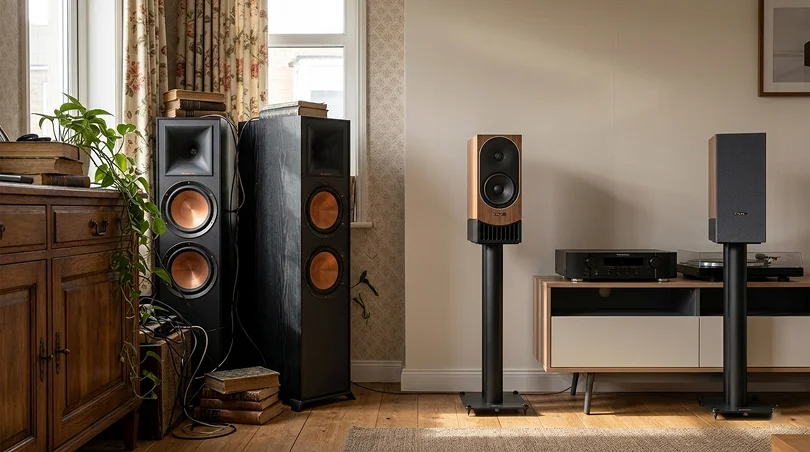 Bookshelf vs. Floor-Standing Speakers
