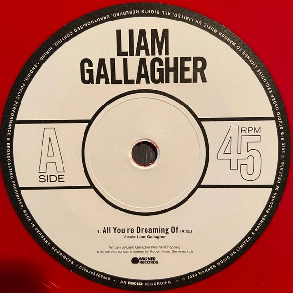 Vinyl Record Liam Gallagher - All You're Dreaming Of... (Red) LP - img.2