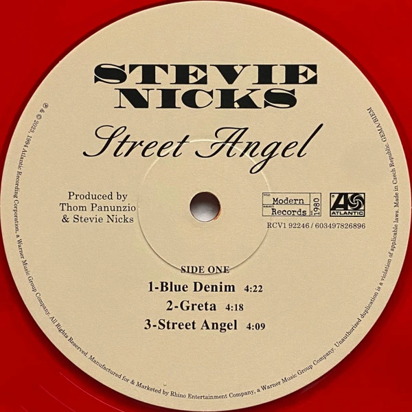 Vinyl Record Stevie Nicks – Street Angel (coloured) - 2LP - img.5