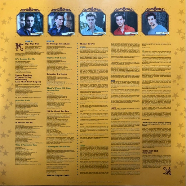Vinyl Record NSYNC – No Strings Attached - Picture Disc LP - img.2