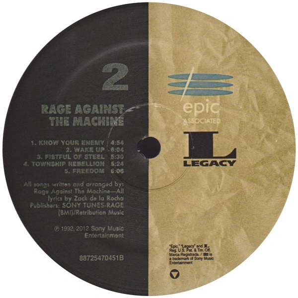 Vinyl Record Rage Against The Machine - Rage Against The Machine - LP - img.5