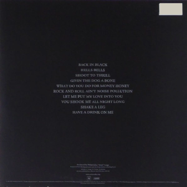 Vinyl Record AC/DC - Back In Black LP - img.2
