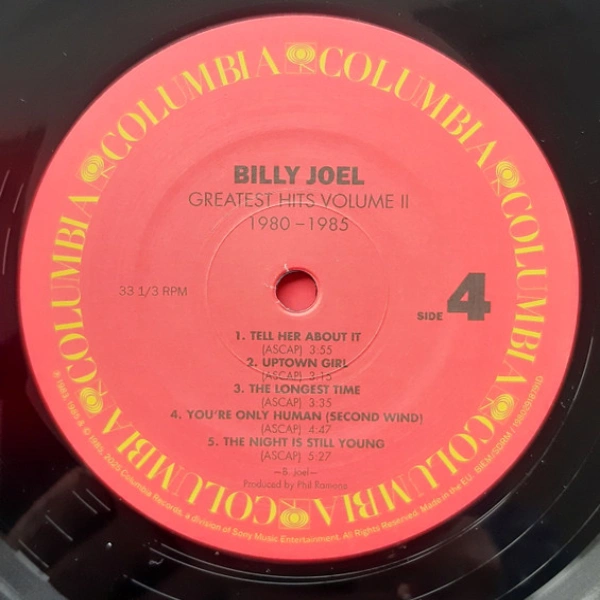 Vinyl Record Billy Joel - Greatest Hits Volume I & Volume II - 2LP - img.8