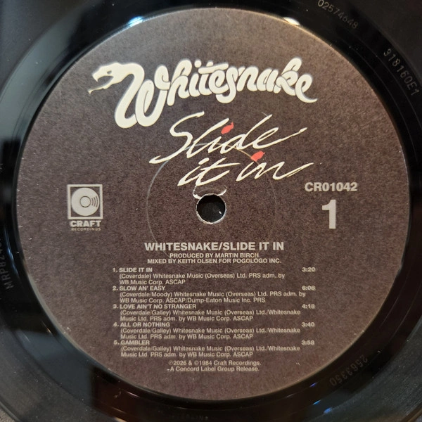 Vinyl Record Whitesnake - Slide It In LP - img.3
