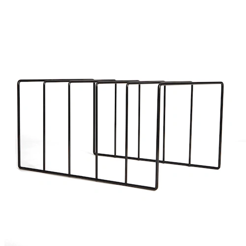 Vinyl record stand MJI Audio Vinyl Records Holder R25 Black - img.3