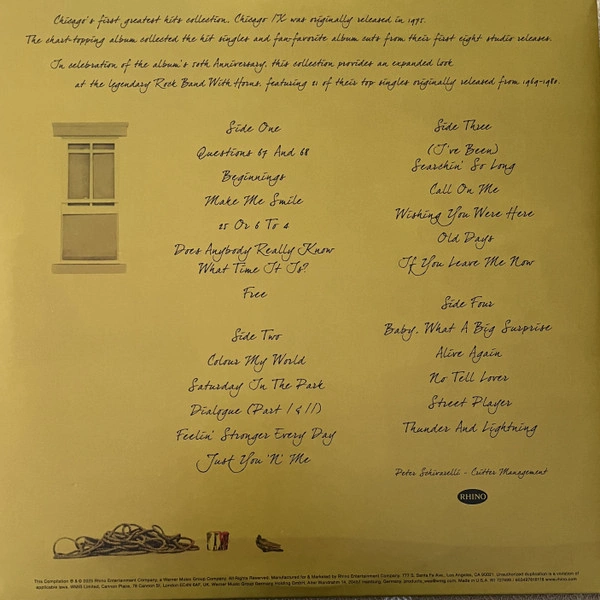 Vinyl Record Chicago – Chicago IX 50th Anniversary Expanded Greatest Hits - 2LP - img.1