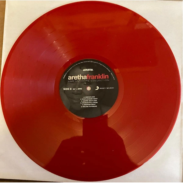 Vinyl Record Aretha Franklin – Her Ultimate Collection Red LP - img.3