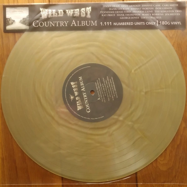 Vinyl Record Various Artists - Wild West Country Album (Marbled Vinyl) LP - img.3