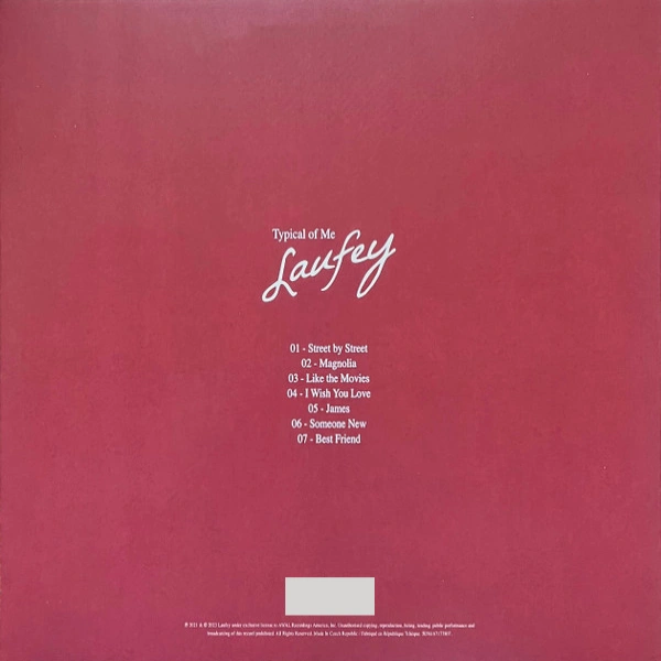 Vinyl Record Laufey – Typical Of Me (Black) LP - img.1