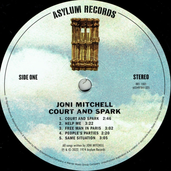Vinyl Record Joni Mitchell - Court And Spark LP - img.3