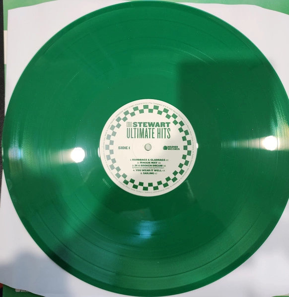 Vinyl Record Rod Stewart – Ultimate Hits - Green - 2LP - img.2