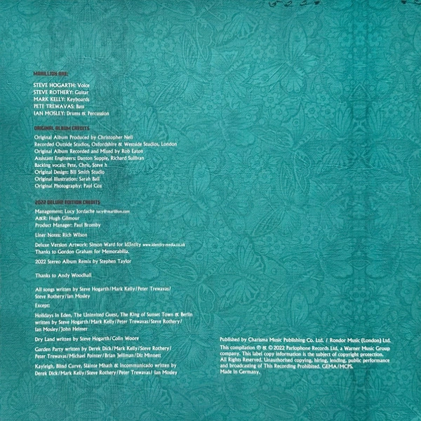 Vinyl Record Marillion – Holidays In Eden (Deluxe Edition) - 3LP - img.26