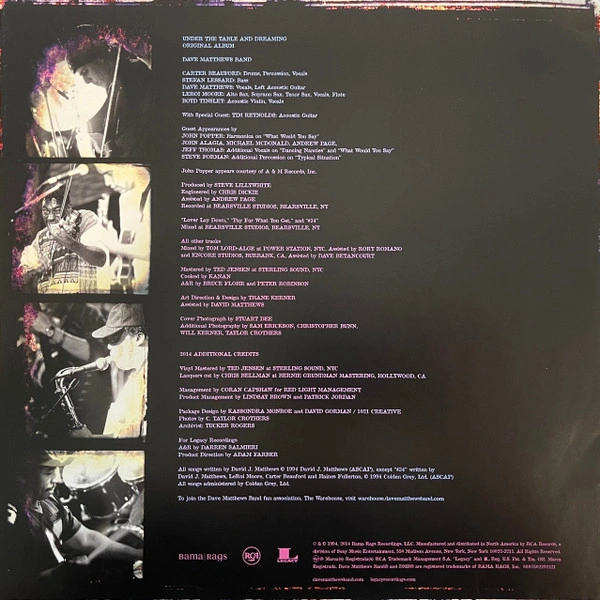 Vinyl Record Dave Matthews Band - Under The Table And Dreaming - 2LP - img.3