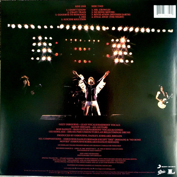 Vinyl Record Ozzy Osbourne - Blizzard Of Ozz - LP - img.1