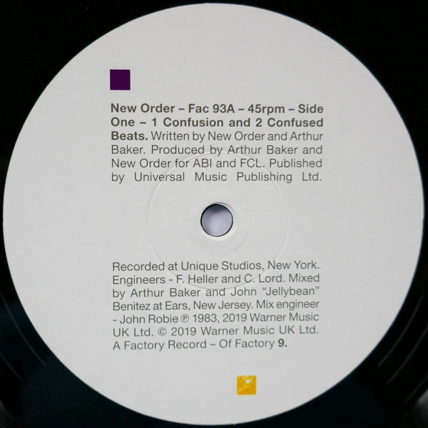 Vinyl Record New Order - Confusion (Black) LP - img.3