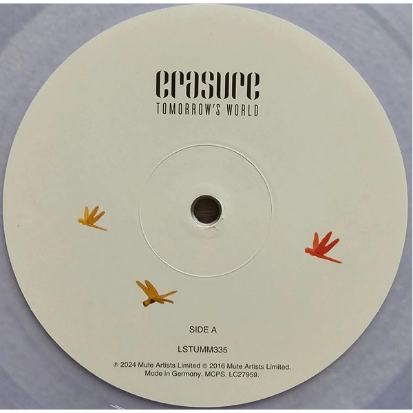Vinyl Record Erasure - Tomorrow's World - Clear LP - img.5