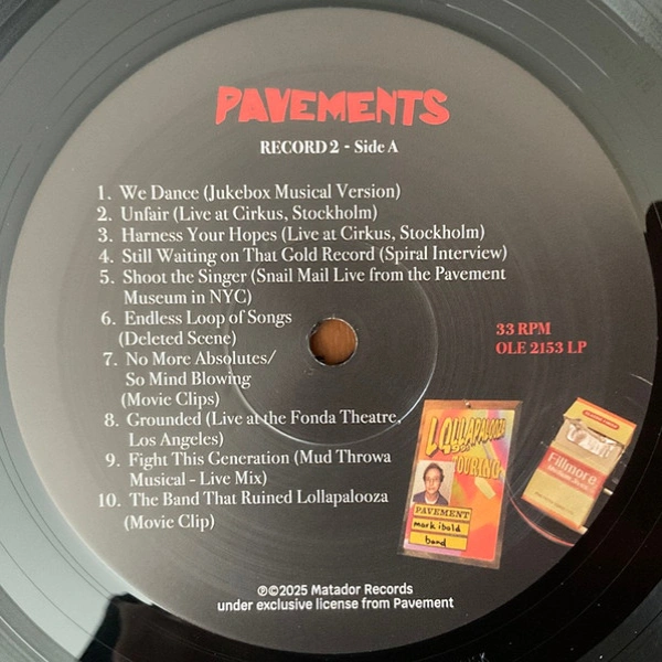 Vinyl Record Pavement - Pavements (Original Motion Picture Soundtrack) - 2LP - img.6