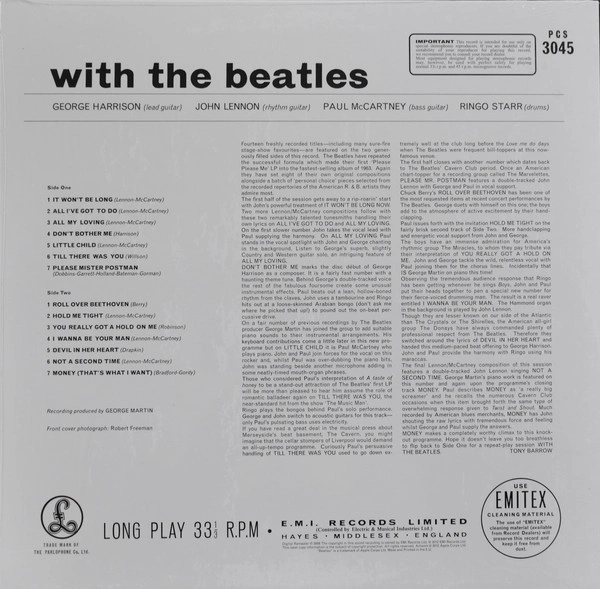Vinyl Record THE BEATLES WITH THE BEATLES - img.3