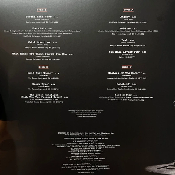 Vinyl Record Fleetwood Mac – Alternate Live - 2LP - img.3