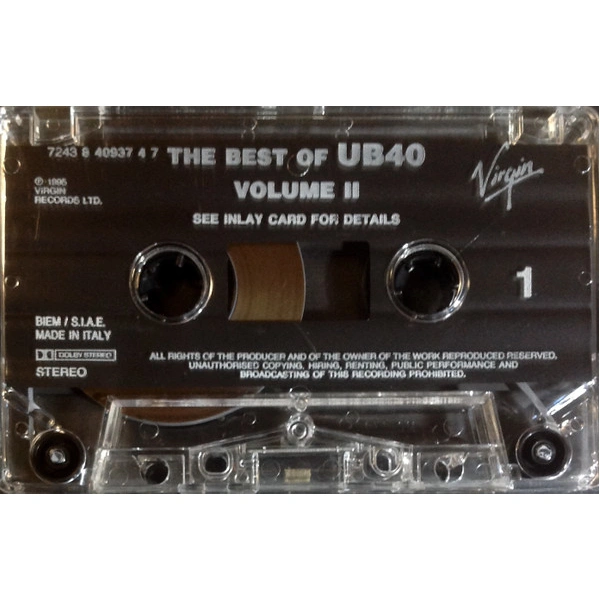 Сassette Tape UB40 - The Best Of UB 40 Volume Two - img.3