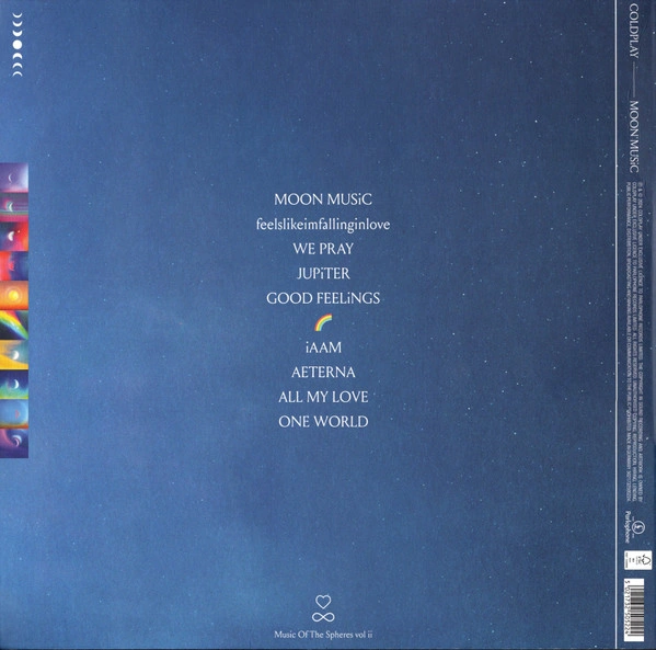 Vinyl Record Coldplay – Moon Music - Clear EcoRecord - LP - img.1