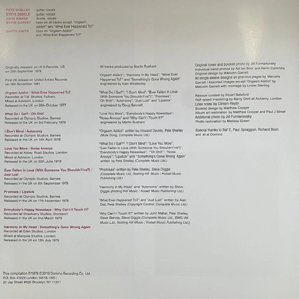 Vinyl Record Buzzcocks – Singles Going Steady (2019 Remastered Version) LP - img.11