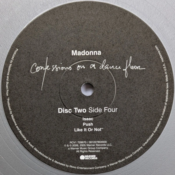 Madonna - Confessions On A Dance Floor (Silver) - 2LP - img.7