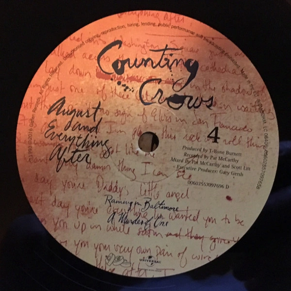 Vinyl Record Counting Crows - August And Everything After - 2LP - img.7