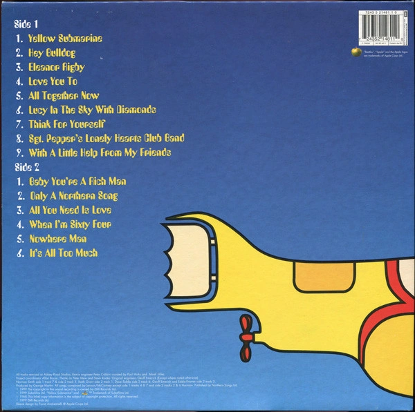Vinyl Record The Beatles - Yellow Submarine Songtrack - img.1