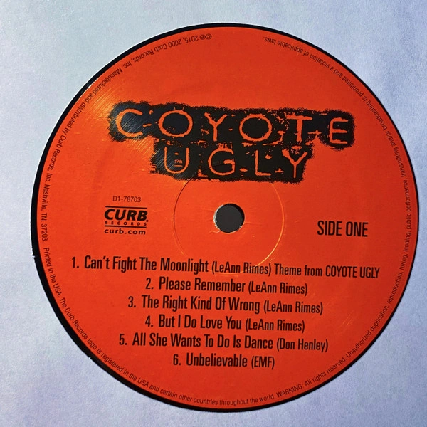 Vinyl Record OST - Coyote Ugly LP - img.2