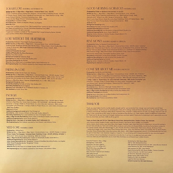 Vinyl Record Mary J. Blige - Good Morning Gorgeous (Deluxe Clear) - 2LP - img.3