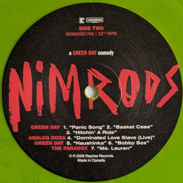 Vinyl Record Various Artists - Nimrods (The Soundtrack) (Green (Freds Hair Green)) - 2LP - img.5