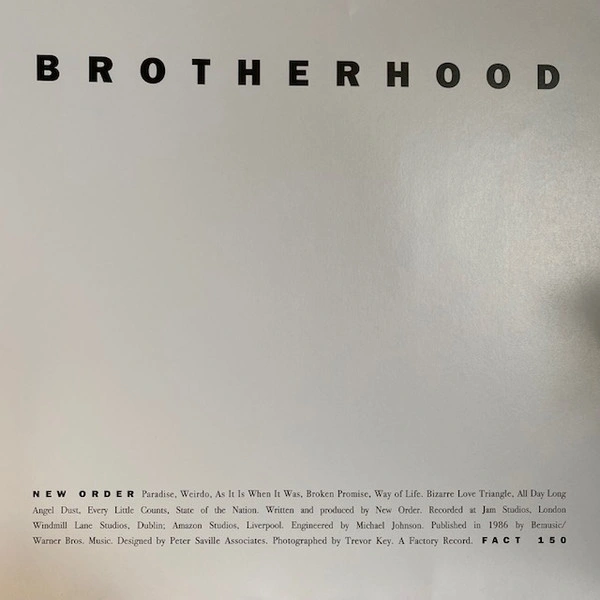 Vinyl Record New Order - Brotherhood (Black) LP - img.4