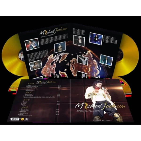 Vinyl Record Michael Jackson – HIStory Tour Manila 1996 (Unofficial Release, Gold) - 2LP - img.2