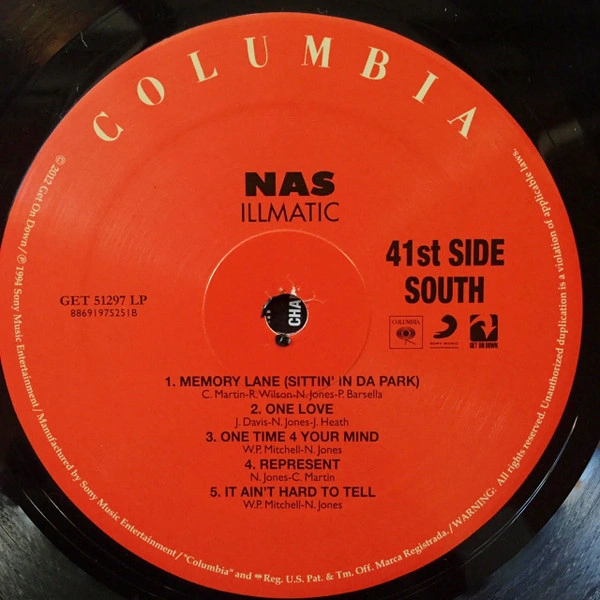 Vinyl Record Nas - Illmatic - LP - img.3