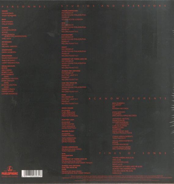 Vinyl Record David Bowie – Young Americans - Picture Disc - LP - img.1