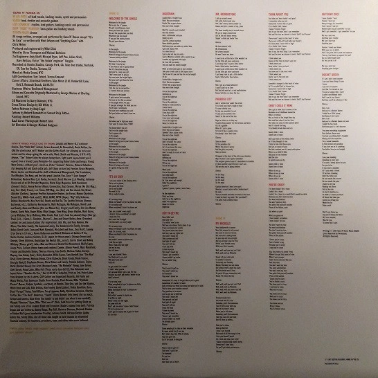 Vinyl Record Guns N' Roses - Appetite For Destruction LP - img.2