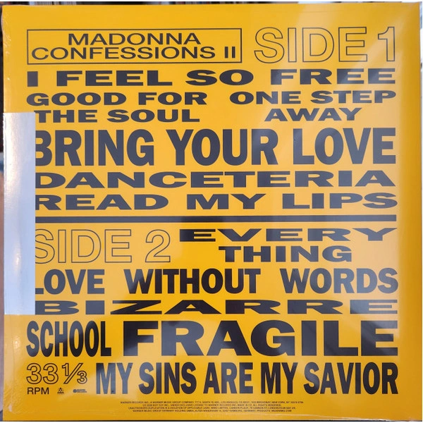 Vinyl Record MADONNA Confessions II (Neon Pink) LP - img.3