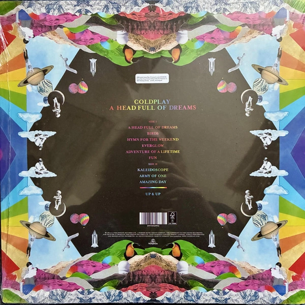 Vinyl Record Coldplay – A Head Full Of Dreams (Clear Eco) LP - img.1