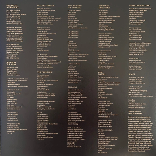 Vinyl Record Royal Blood – Back To The Water Below (Limited Edition, Clear) LP - img.5