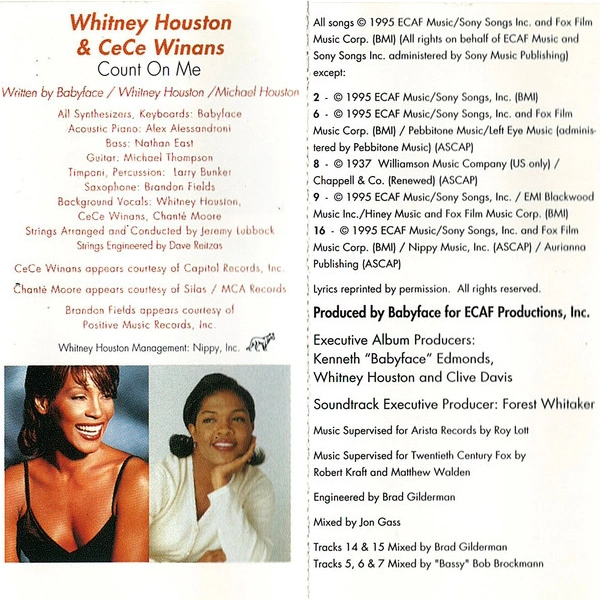 Сassette Tape Whitney Houston - Waiting To Exhale - img.10