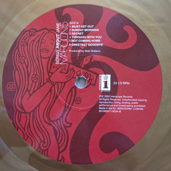 Vinyl Record Maroon 5 - Songs About Jane (coloured) LP - img.5