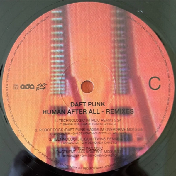 Vinyl Record Daft Punk – Human After All Remixes - 2LP - img.8