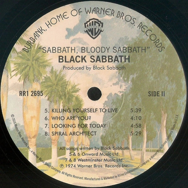 Vinyl Record Black Sabbath - Sabbath Bloody Sabbath LP - img.5