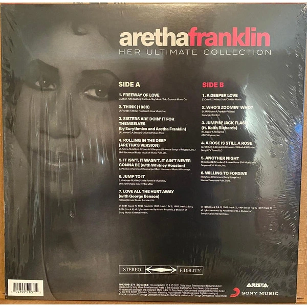 Vinyl Record Aretha Franklin – Her Ultimate Collection Red LP - img.1