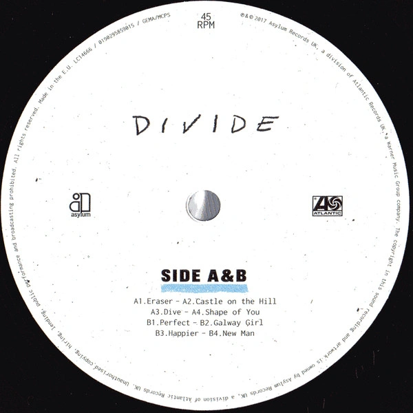 Vinyl Record Ed Sheeran - Divide LP - img.2