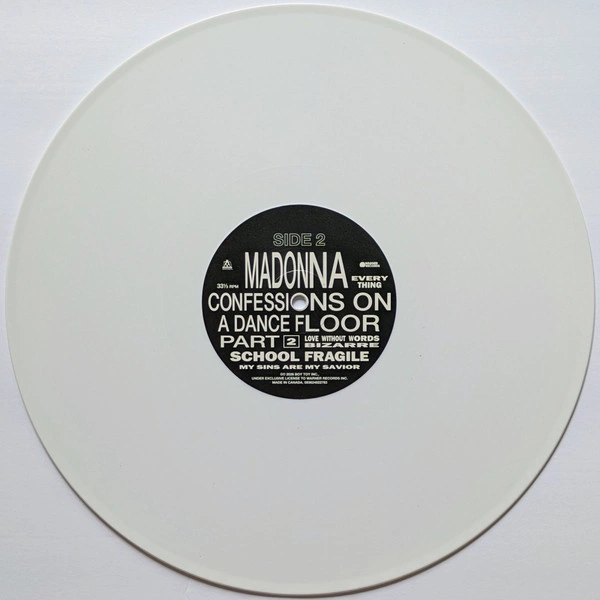 Vinyl Record Madonna - Confessions II (White) LP - img.7